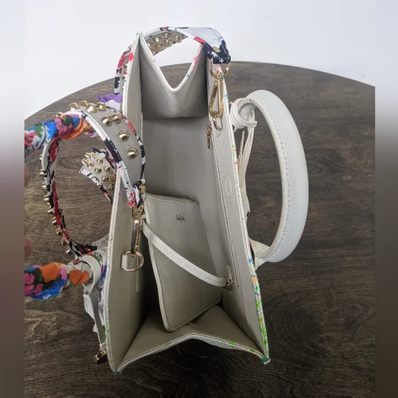 Anca Barbu Sophia Chakras Bright NWOT Handbag Purse Bag Top Handle - Picture 12 of 16